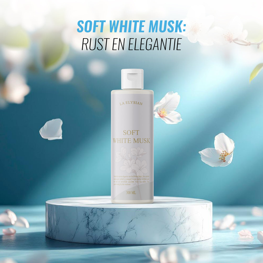 La Elysian Soft White Musk Wasparfum – 300ml