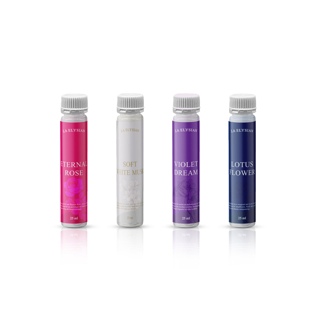 Pak van 4 kleine wasparfums